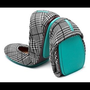 Tieks LIMITED EDITION Seafield Check size 10